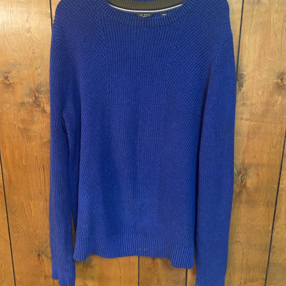 Ted Baker Rich Blue Crewneck Sweater